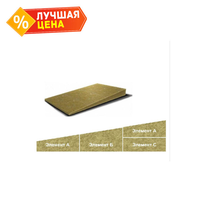 Утеплитель Роквул Уклон “А” Оптима 35х600х1000